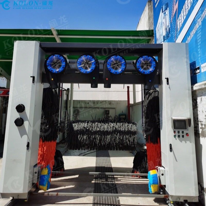 Lavatrice automatica con spazzole a ruote asciugatrice d'aria fissa